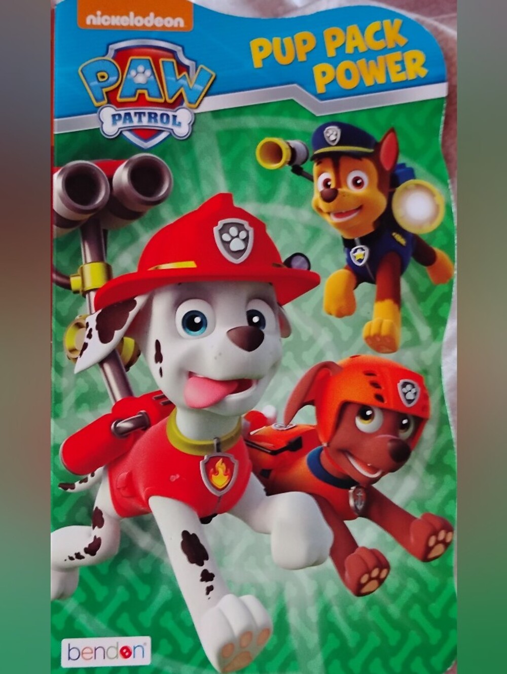 Paw Patrol Pup Pack Power Book — Red, Orange, Blue Pups
